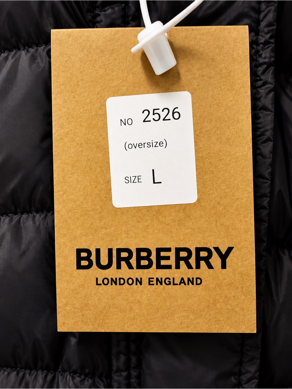 Burberry Black Quilted Puffer Jacket with Check-Lined Hood. Gift just too big 🥲 - Picture 2 of 5